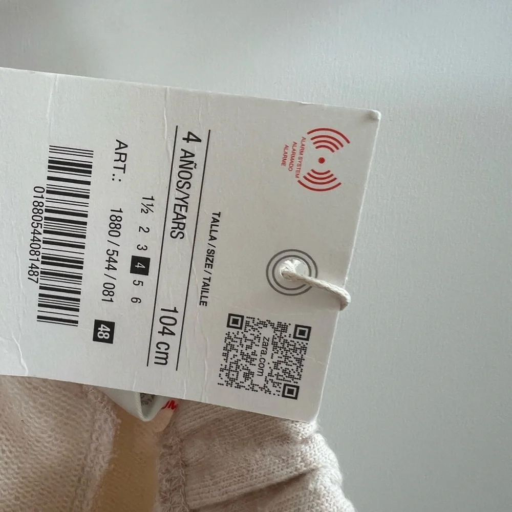 Zara bow trim jogger pants 4 years - Picture 8 of 8